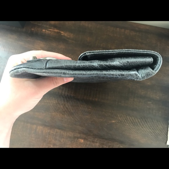 Vintage Metallic Balenciaga Envelope Clutch - Picture 9 of 10